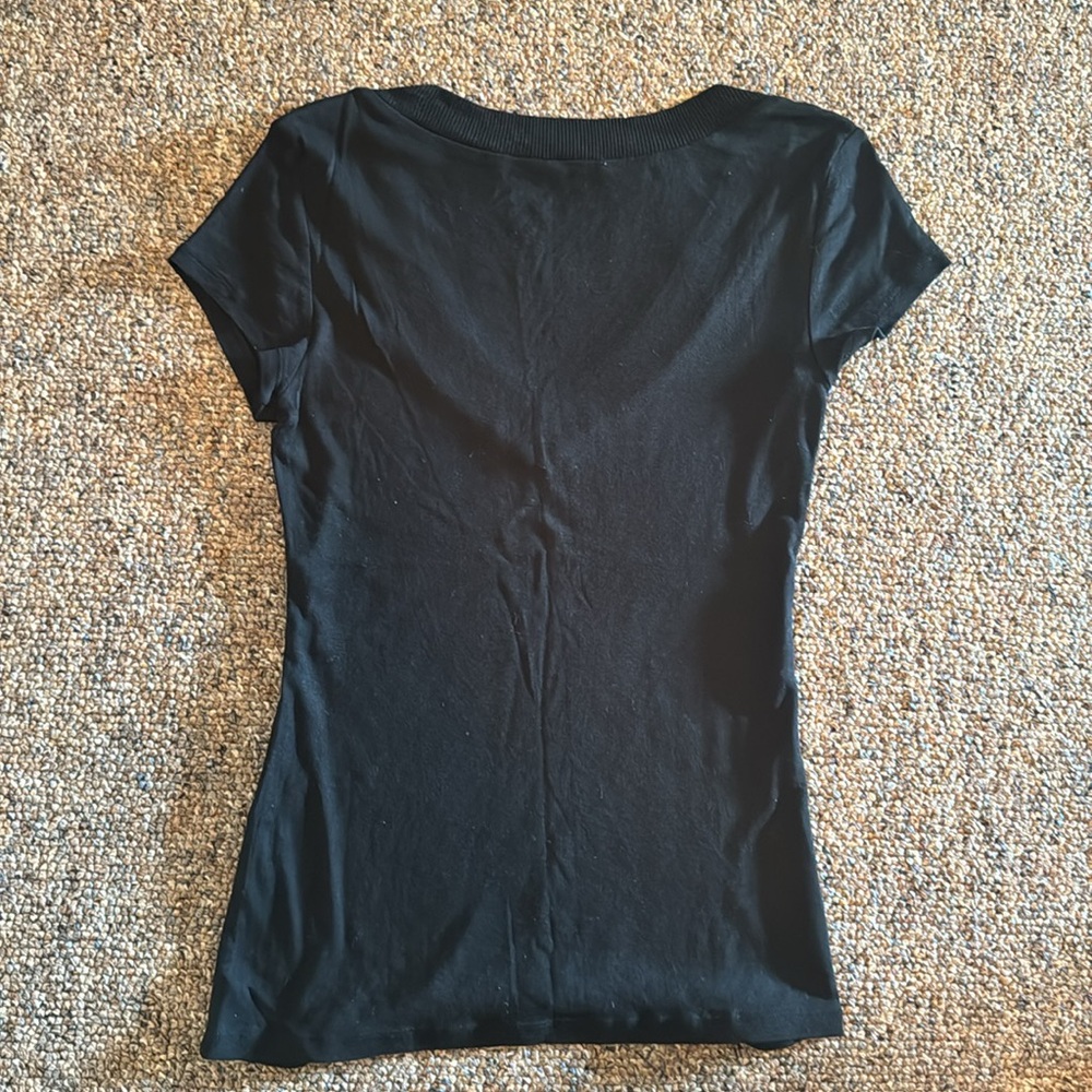Express black short sleeve top- medium‎ - Picture 3 of 3